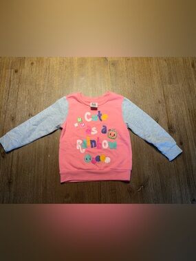 Toddler CoComelon Pink Rainbow Graphic Long-Sleeve Top